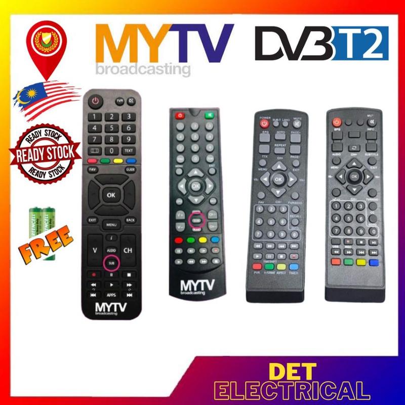 MYTV Remote Control DVB DVB-T2 DVBT2 /S2/K3/K2 Set Top Box Remot ...