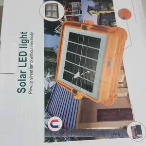 [Garansi 1 tahun] Lampu Tenaga Surya Cell Multifungsi Lampu Panel Camping Emergency 5000W Lampu Sorot Solar LED Indoor Outdoor
