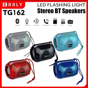 Speaker Musix box TG 162 Bluetooth Wireless Portable dengan Dual Bass dan Lampu Termurah