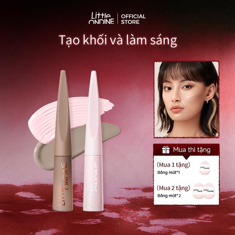  【Live Kem Highlight dạng lỏng Little Ondine tạo khối bắt sáng má hồng 