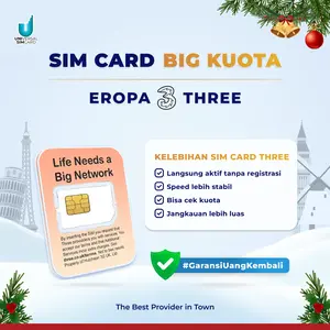 Unisim Travel Simcard Eropa Three UK