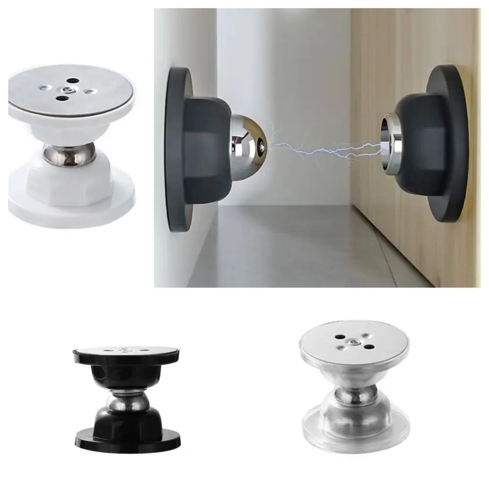Silent Strong Magnetic Door Suction Anti-collision Bumper Door Stopper Free-punch Safety Door Stop Bedroom