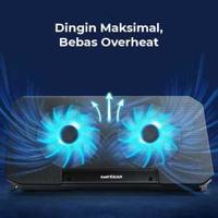 Gambar TaffGEAR Cooling Pad Laptop Kipas Pendingin 2 Fan without Knob Speed - Q100 dari Taffware Official Store Kota Administrasi Jakarta Barat 3 Tokopedia