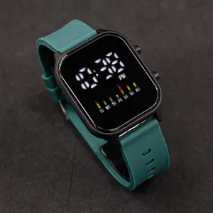 Terbaru Jam tangan Anak Pria Wanita Led Digital Tahan Air Fashion Strap Karet Watch 88 { dapat box dan baterai cadangan }