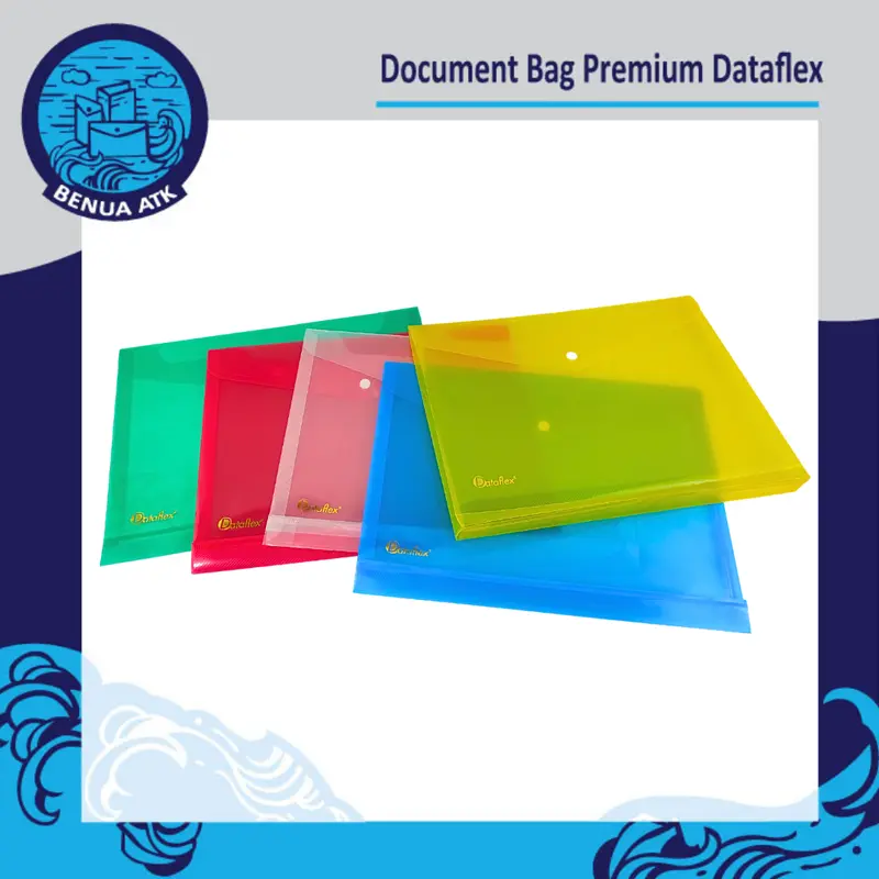 Map Plastik Kancing / Document Bag Premium Dataflex [isi 12pcs] DF-7121 0