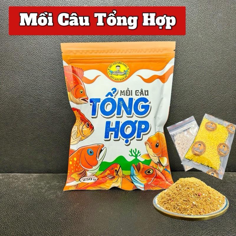 BĐSH Mồi Câu Cá Tổng Hợp 250g - Chuyên Dùng Câu Chép Diếc Rô Phi Trôi Dịch Vụ và Tự Nhiên