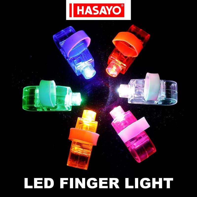 LED Finger Light Portable Multi-Color Finger Light Elastic Finger Rings ...