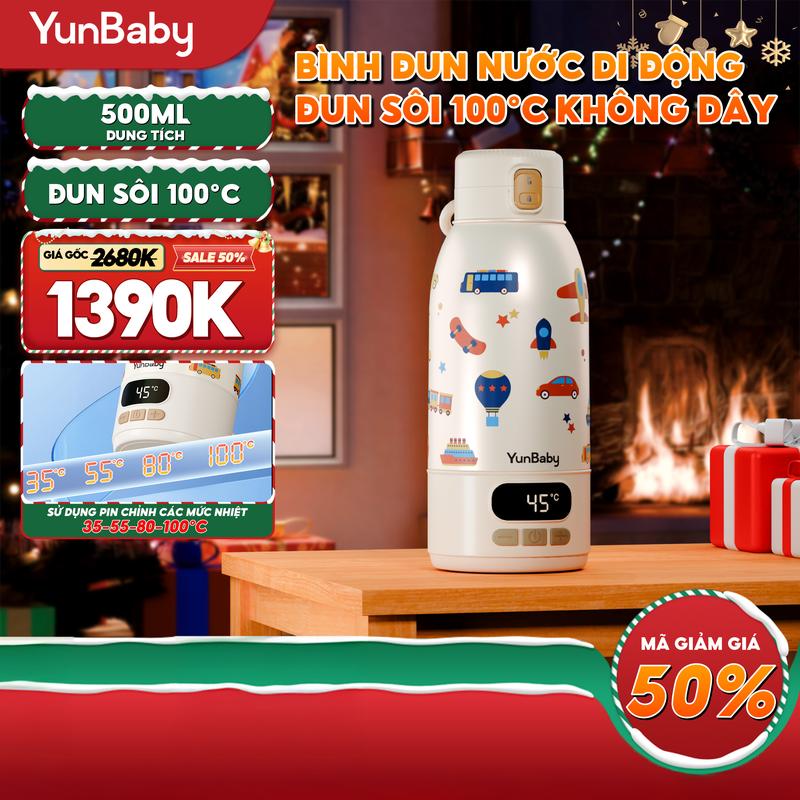   LINK MỚI   Bình Đun Nước Pha Sữa Giữ Nhiệt Yunbaby F18Y 500ml Sạc TypeC Tiện Lợi An Toàn Nhỏ Gọn Đun & Giữ Nhiệt Không Dây Pha Sữa Siêu Nhanh Dễ Mang Theo Cho Mẹ & Bé. Máy đun nước pha sữa cầm tay di dộng không dây 