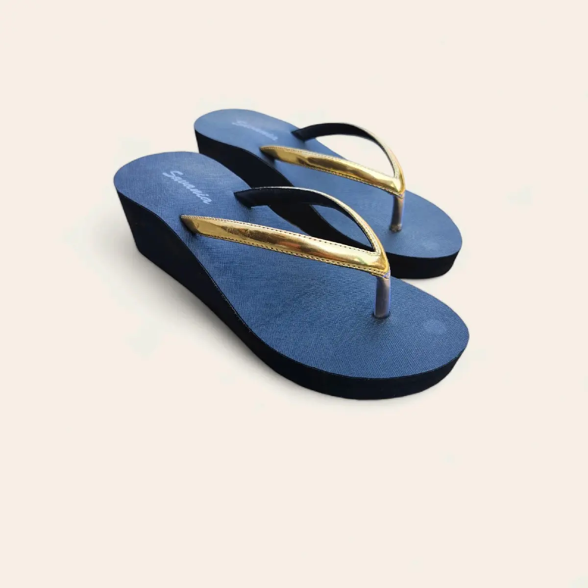 sandal wedges wanita 5cm sandal wanita elegan sandal wedges formal Kasual