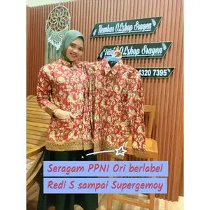 SERAGAM PPNI Ori berlabel redi Size S sampai supergemoy 150kg