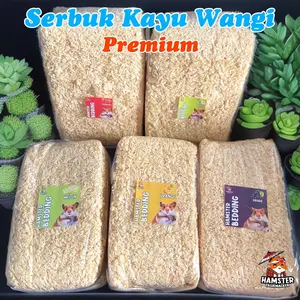 SERBUK KAYU PREMIUM ALAS KANDANG HAMSTER