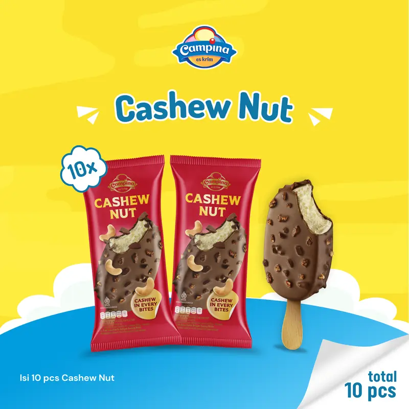 Campina Cashew Nut - Es Krim 0