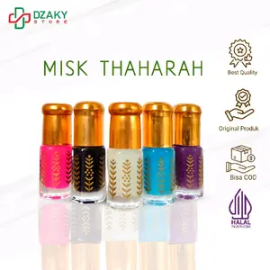 100% ASLI Misk Thaharah 3ml Berbagai Aroma Non Alkohol Parfum Miss V Nifas Haid
