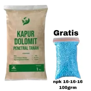 COD Kapur Dolomit Kapur Pertanian Ph Tanah 1kg garatis Npk 100gram
