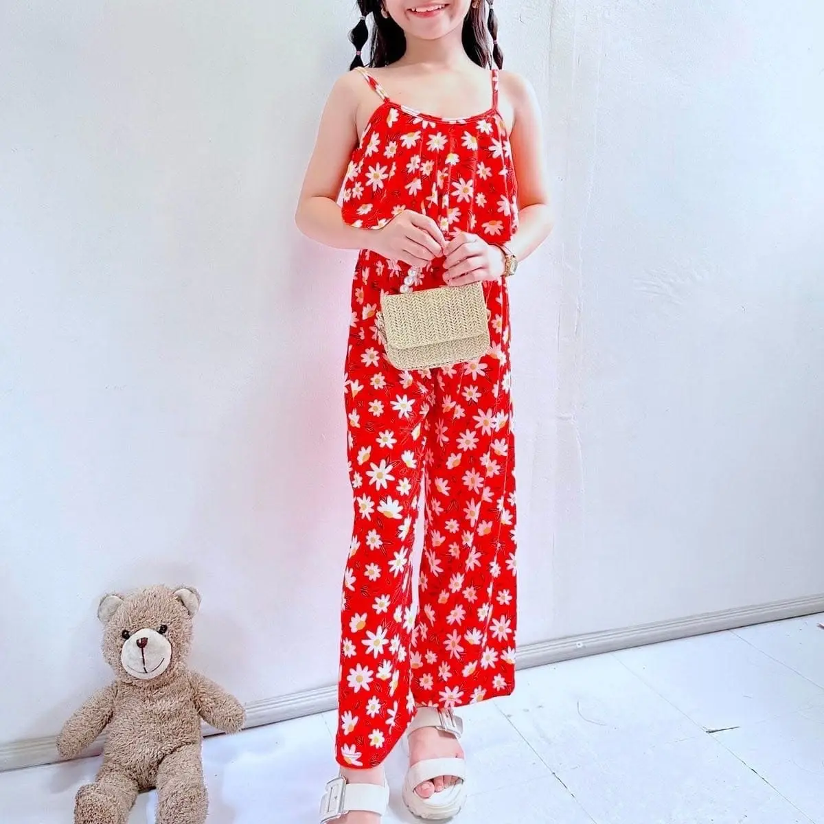BCL Hillary Printed Terno Pants for Kids (8-12 years old) - Girls Clothes Set