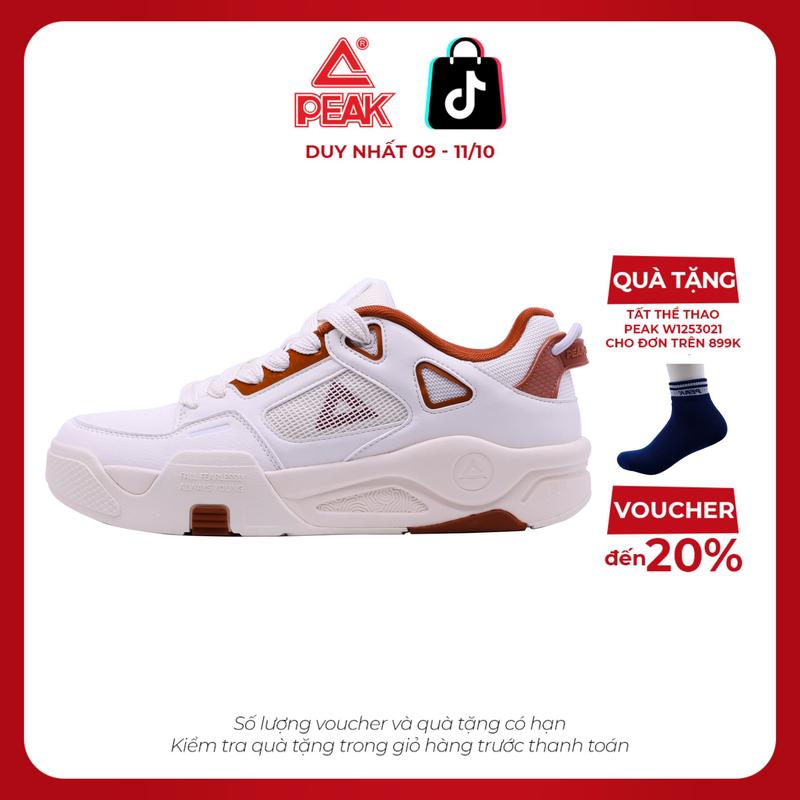 Giày Thể Thao Thời Trang Nam PEAK Casual Công nghệ Đế Taichi Siêu Nhẹ Thiết kế Basic ET43587B