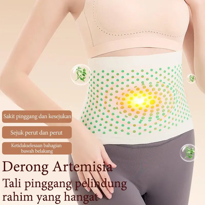 Pelindung Pinggang, diperbuat daripada Artemisia Argyi, Hangat dan Sangat Lembut, Tebal Sesuai untuk semua musim, ia bernafas dan mampu menyerap haba dan kelembapan