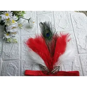 Bandana Bulu/Bando Bulu/Aksesoris Pentas Replika Merak