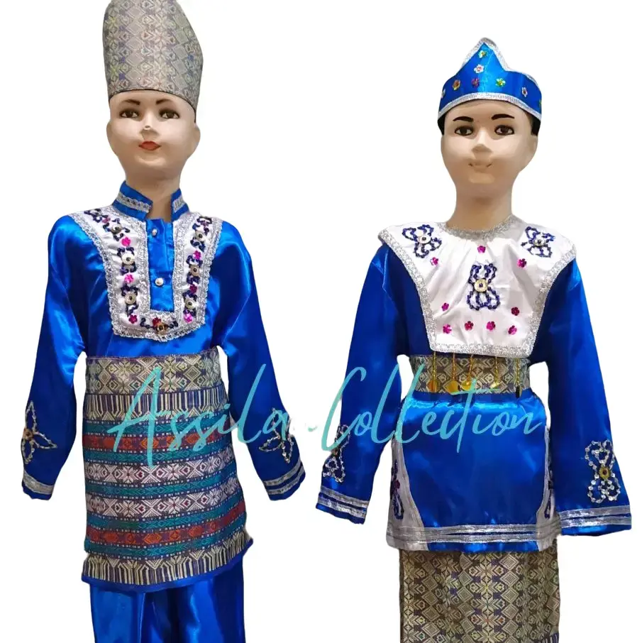 Baju adat Bangka Belitung anak satuan Aksesoris