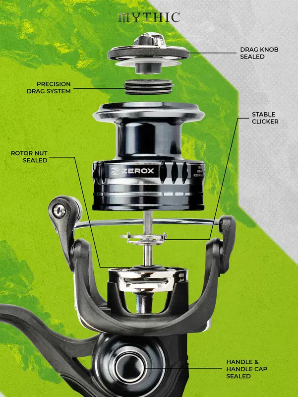 Reel Power Handle Carbon SW Zerox Mythic 2