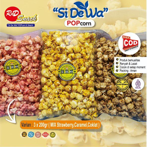 POPCORN MIX JUMBO MUSHROOM berat 600gr caramel coklat stroberi masing masing 200gr/pcs Snack Cemilan POPCORN MIX JUMBO MUSHROOM berat 600gr caramel coklat stroberi masing masing 200gr/pcs Snack Cemilan