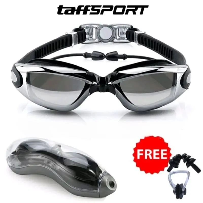 KACAMATA RENANG DEWASA ANTI FOG UV PROTECTION dengan penutup telinga