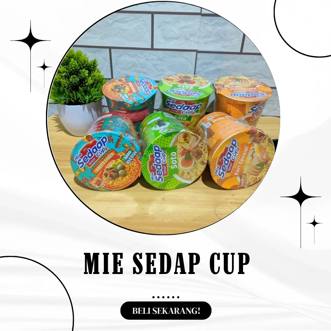 Mie Sedap Cup Kuah Besar 81g - Makanan Enak dan Lezat - Noodles, Food