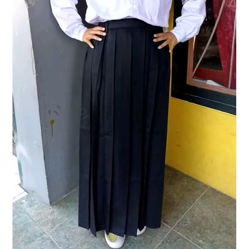 Seragam Sekolah Rok Panjang Full Rempel SMP/SMA Dewasa High 3