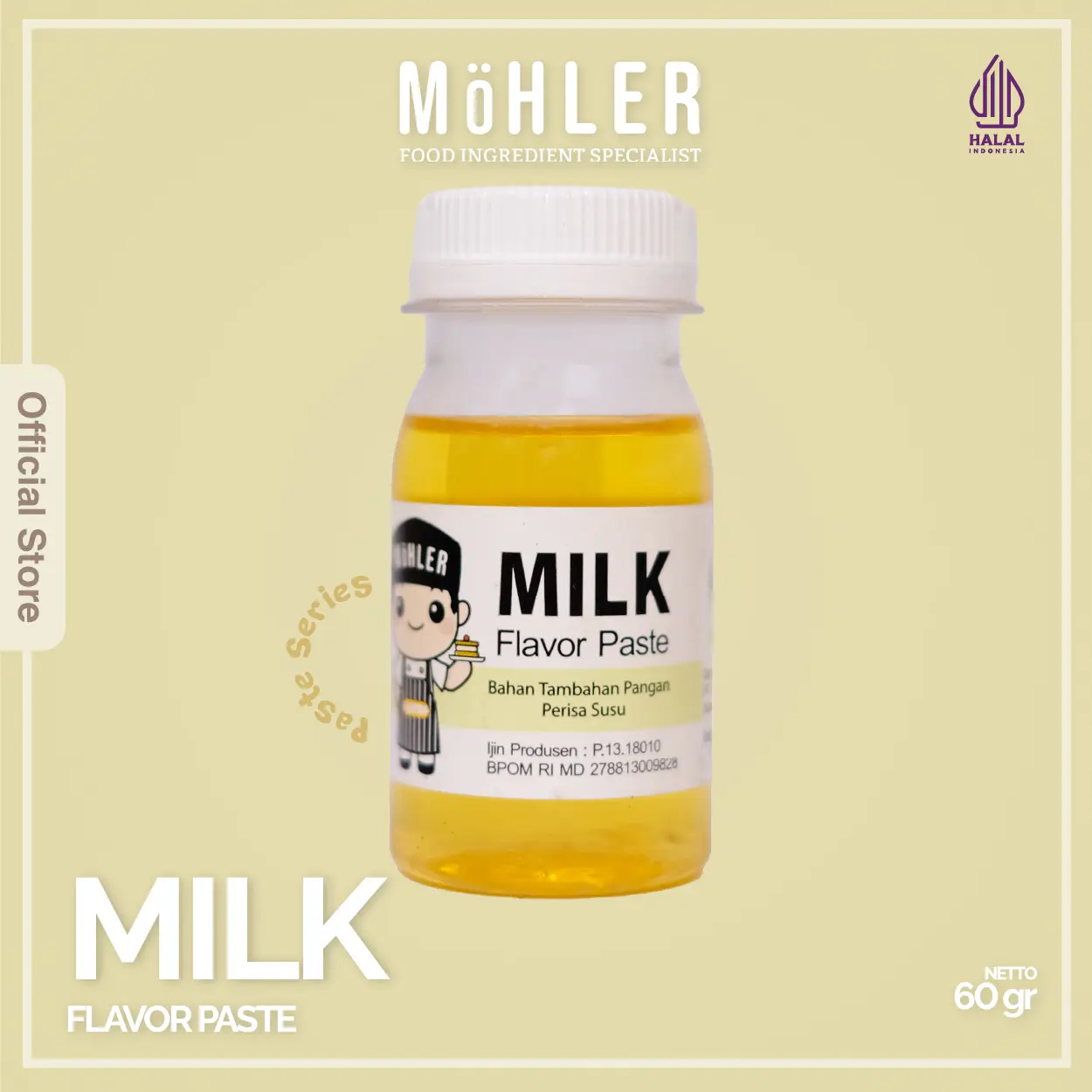 Möhler Pasta Perisa & Pewarna Milk