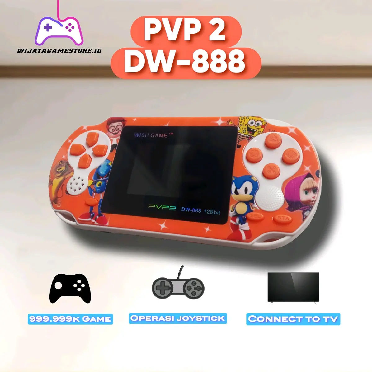 PvP Gameboy seri DW-888  Gamepad psp game