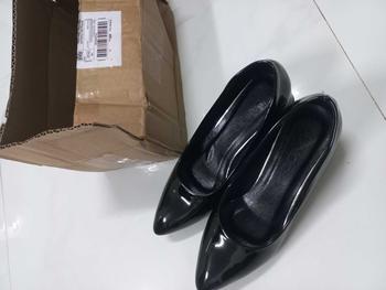 Product Review of Giày Cao Gót 3p Da Bóng Sai 35-42 Fom Chuẩn Đế Cao Su Chống Trơn - Shoes Jean from h** L**n 0