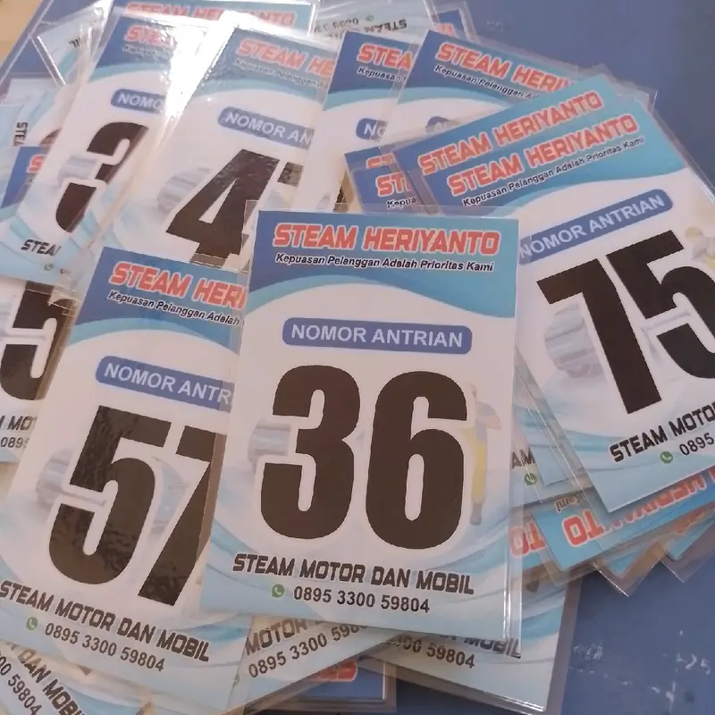cetak kartu nomor antrian 01-100 custom desain 2