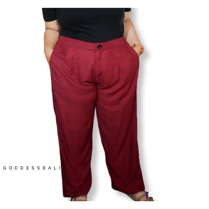 Jisho Kulot Bigsize Wanita, Rayon Berkualitas, Nyaman dan Adem - Variasi, Panjang 7