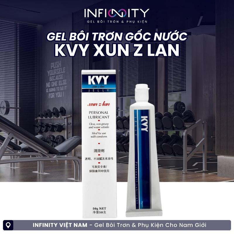 Gel Bôi Trơn Gốc Nước KVY Xun z Lan dịu nhẹ dung tích 50gr