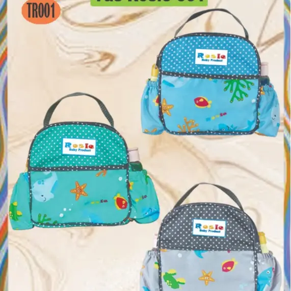 Tas Kecil Perlengkapan Bayi Merk Rosie Print TR001