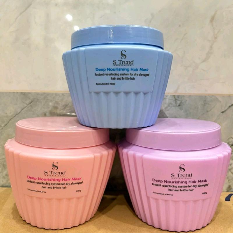 Kem Ủ Tóc Collagen S Trend Deep Nourishing Hair Mask 4 Hương Siêu Thơm Bóng Mượt - 1000g