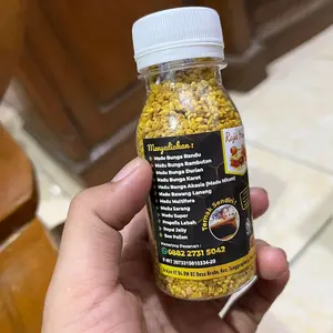 bee pollen ( serbuk bunga ) kemasan 100 ml asli murni dari serbuk bunga Honey