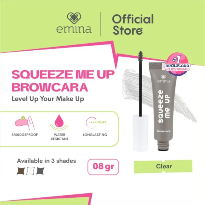 Emina Squeeze Me Up Browcara 8 G - Brow Mascara Water Resistant 3