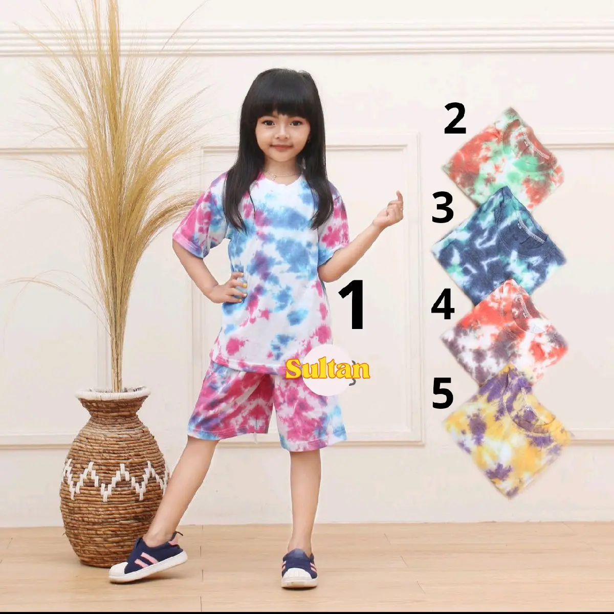 baju anak perempuan set kaos anak setelan anak Pakaian Fashion