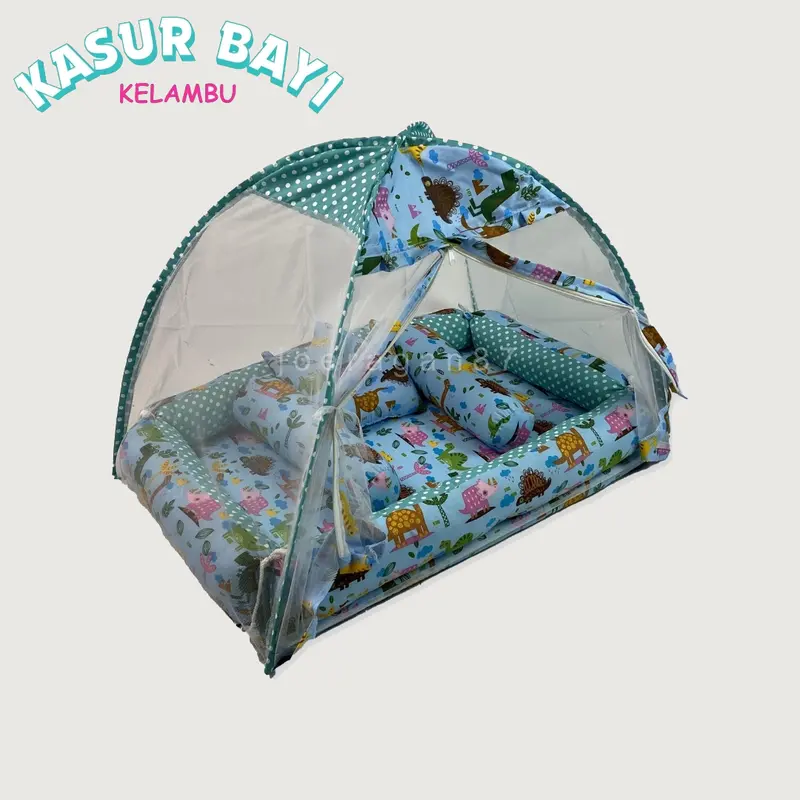 Kasur Kelambu Bayi set bantal guling | Kasur bayi | Kasur baby newborn | Set kasur bayi kelambu | Perlengkapan bayi | Kado bayi | Kasur bayi empuk | Alas tidur bayi 7