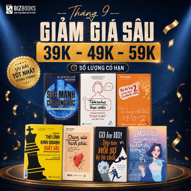 [SALE SÂU] Sách Bizbooks giảm giá sâu Sách kỹ năng, Sách bán hàng, Sách kinh doanh