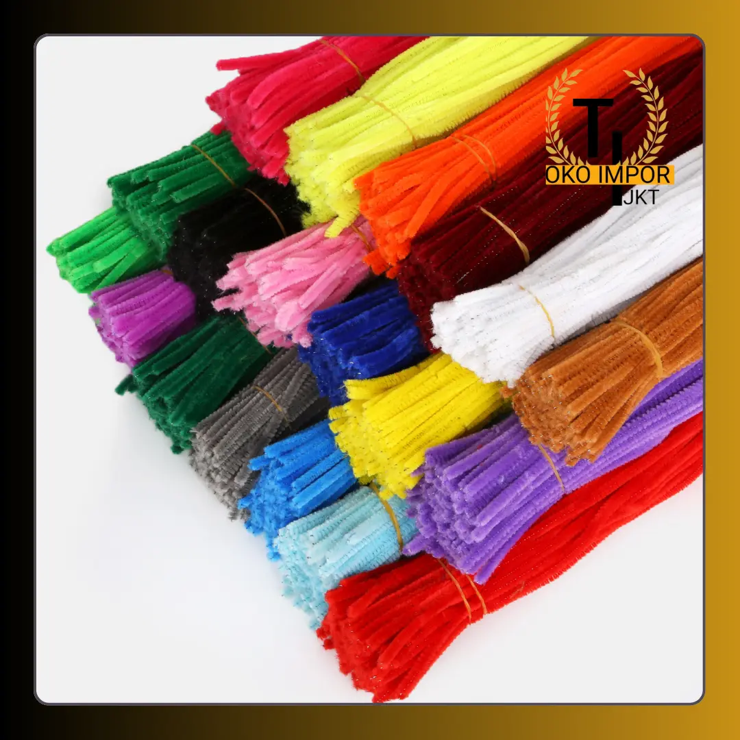 TI Kawat Bulu Mercy Warna Pastel Pipe Cleaner Craft Diy Kerajinan Tangan Hand Bouquet 18_KBL