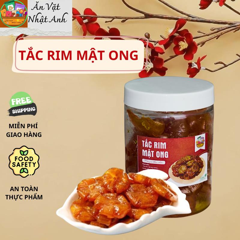 Hàng Tết 500G Ô Mai Tắc Rim Mật Ong Chua Ngọt - Tắc Sấy Dẻo - Không Chất Bảo Quản - Đồ Ăn Vặt Healthy - Vị Tắc Chua Ngọt - Món Ngon Giới Trẻ - Ăn Vặt Lành Mạnh - Tắc Mật Ong Ngon - Ô Mai Nhật Anh