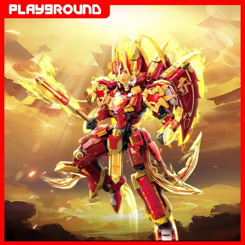 sembo block mecha Mainan Rakit Sun Wu Kong Kera Sakti 106001 Mainan Hadiah Anak Blok Toys bricks 3