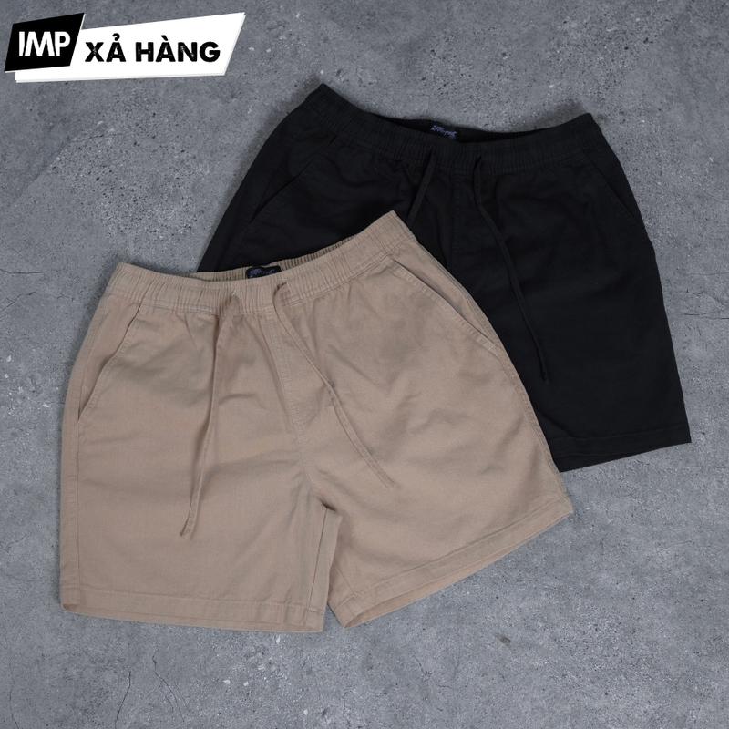 XẢ HÀNG QUẦN SHORT KAKI NAM PHOM RỘNG NGẮN TRÊN GỐI CẠP CHUN CO GIÃN TRẺ TRUNG THOẢI MÁI
