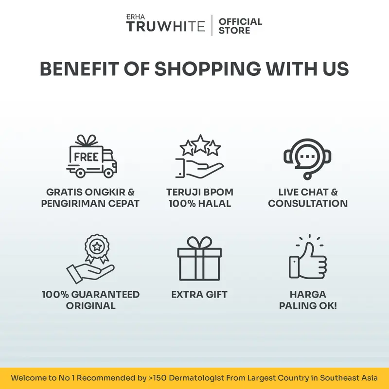 ERHA Truwhite Niacinamide & Mulberry Extract Brightening Body Moisturizer 250g - Lotion Pencerah & Pelembap Tubuh 6