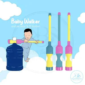 Baby walker pipa paralon alat bantu belajar jalan bayi dari galon olahraga & hobi yellow rainbow