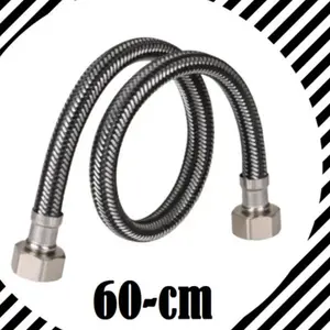 Selang Flexible Anyam Wastafel Closet kamar mandi 60 cm 1pcs