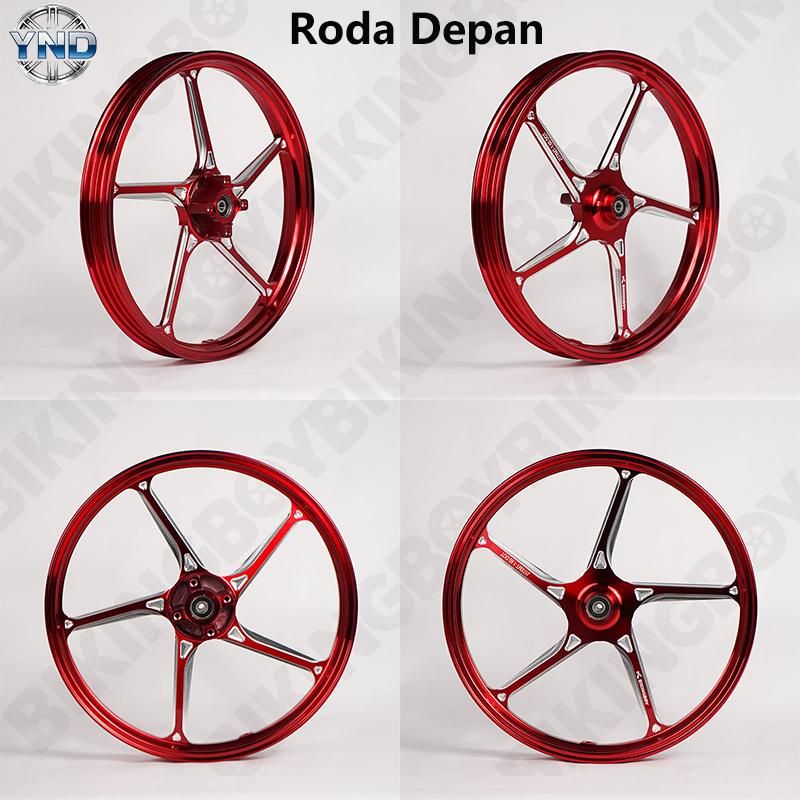 Velg Racing Rims Ring 17 CNC 1.6x17 Plug & Play - 1 Set Siap Pakai untuk Yamaha MX King 150 | 4 Hole Depan & 5 Hole Belakang,BIKINGBOY Velg Racing Rims Ring 17 CNC 1.6x17 Plug & Play - 1 Set Siap Pakai untuk Yamaha MX King 150 | 4 Hole Depan & 5 Hole Belakang,BIKINGBOY