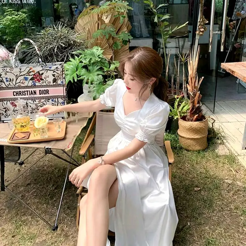 COD AUREL DRESS SABRINA WANITA SATIN KOREA STYLE  GAUN PESTA BODYCON POLOS MIDI CASUAL TERBARU DEWASA NATAL KONDANGAN CANTIK KEKINIAN ABG TERMURAH ELEGAN MEWAH REMAJA FORMAL TERLARIS  PANJANG BAJU ADEM PREMIUM Nyaman velvet Simple Pendek Kerja Mini 5